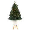 Nearly Natural T2336 57”  Artificial Christmas Tree with 100 Clear Lights