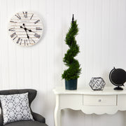 Nearly Natural T1412 3` Cypress Spiral Topiary Artificial Trees