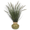 Nearly Natural 27`` Grass w/Mini Cattails Silk Plant