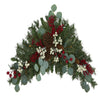 Nearly Natural 28`` Eucalyptus and Pine Artificial Swag with Berries and Pine Cones