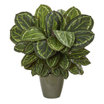 Nearly Natural 8759 25" Artificial Green Maranta Plant in Decorative Planter