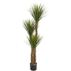 Nearly Natural 9171 57" Artificial Green Yucca Tree in Planter