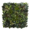 Nearly Natural 6406 3' x 3' Artificial Greens & Fern Living Wall, UV Resist (Indoor/Outdoor)