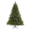 Nearly Natural 7` Colorado Mountain Fir ``Natural Look`` Artificial Christmas Tree with 500 Clear LED Lights and 2552 Tips