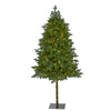 Nearly Natural 6` Swiss Alpine Artificial Christmas Tree with 250 Clear LED Lights and 450 Bendable Branches