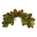 Nearly Natural 35`` Fall Magnolia Leaf Artificial Swag