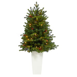 Nearly Natural T2291 3.5` Artificial Christmas Tree with 50 Clear Lights