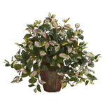 Nearly Natural 8153 20" Artificial Green Hoya Plant in Decorative Planter