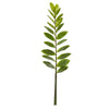 Nearly Natural 8328-S6 28" Artificial Green Zamioculcas Flower Stem, Set of 6