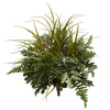 Nearly Natural 6084-S2 28" Artificial Mix Greens Plant, Set of 2