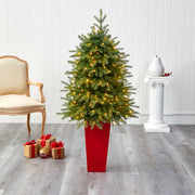 Nearly Natural T2262 57 Artificial Christmas Tree with 250 Clear LED Lights
