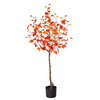 Nearly Natural T2785 4` Fall Birch Artificial Autumn Trees