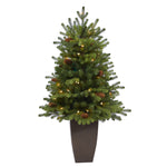 Nearly Natural T2289 3.5’ Artificial Christmas Tree with 50 Clear Lights