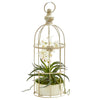 Nearly Natural 1677 Mini Phalaenopsis Orchid Artificial Silk Arrangement in Bird Cage