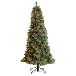 Nearly Natural T3501 8` Artificial Christmas Tree with 500 Clear Lights