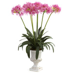 Nearly Natural African Lily w/Urn