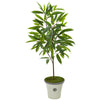 Nearly Natural 9981 53" Artificial Green Ficus Plant in Decorative Planter