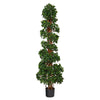 Nearly Natural T1555 5.5’ English Ivy Topiary Spiral Artificial Trees