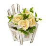 Nearly Natural 9`` Camellia Artificial Arrangement in Chair Planter