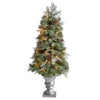 Nearly Natural T3324 4’ Christmas Tree with 100 Lights and 413 Bendable Branches