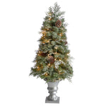 Nearly Natural T3324 4’ Christmas Tree with 100 Lights and 413 Bendable Branches