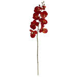 Nearly Natural 2174-S6 30" Artificial Red Autumn Phalaenopsis Flower, Set of 6