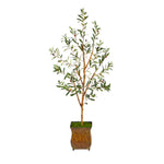 Nearly Natural T2441 50” Olive Artificial Tree in Metal Planter