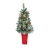 Nearly Natural T2276 44”Artificial Christmas Tree with 50 Clear Lights