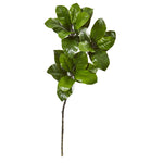 Nearly Natural 6233-S3 35" Artificial Green Magnolia Leaf Spray Plant, Set of 3