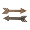 Nearly Natural 7102 2` Rustic Wood Arrows Wall Art Decor (Set of 2)