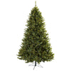 Nearly Natural 5375 7.5' Artificial Green Majestic Multi-Pine Christmas Tree with Clear Lights