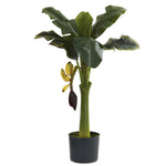 Nearly Natural 5359 3' Artificial Green & Yellow Banana Tree