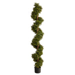 Nearly Natural T2030 6` Boxwood Spiral Topiary Artificial Trees