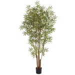 Nearly Natural 5361 6' Artificial Green Japanese Bamboo Tree