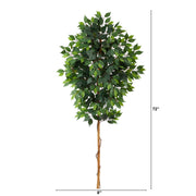 Nearly Natural T1411 6` Ficus Artificial Tree (No Pot)