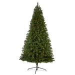 Nearly Natural 9` Virginia Fir Artificial Christmas Tree with 600 Clear Lights and 1453 Bendable Branches
