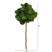 Nearly Natural T1439 4.5` Fiddle Leaf Artificial Tree (No Pot)