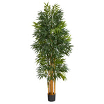 Nearly Natural 5.5` Phoenix Artificial Palm tree with Natural Trunk