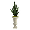 Nearly Natural P1587 3’ Sansevieria Artificial Plant in Sand Colored Urn