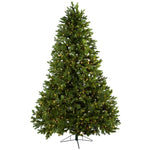 Nearly Natural 5377 7.5' Artificial Green Royal Grand Christmas Tree with Clear Lights