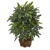 Nearly Natural 8999 26" Artificial Green Bracken Fern Plant in Decorative Planter
