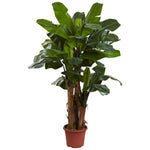 Nearly Natural 5434 7' Artificial Green Giant Triple Stalk Banana Tree, UV Resistant (Indoor/Outdoor)