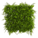 Nearly Natural 6405 20" x 20" Artificial Green Lush Mediterranean Fern Wall Panel, UV Resistant (Indoor/Outdoor)