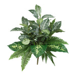 Nearly Natural 6039-S2 25" Artificial Mix Greens Plant, Set of 2