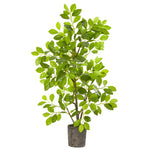 Nearly Natural 8329 3' Artificial Green Ficus Tree in Planter