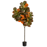Nearly Natural T2799 6` Autumn Fiddle Leaf Artificial Trees