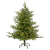 Nearly Natural 4` Swedish Fir Artificial Christmas Tree with 160 Warm White LED Lights and 403 Bendable Branches