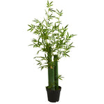 Nearly Natural 5594 5' Artificial Green Bamboo Tree