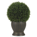 Nearly Natural Cedar Ball Topiary Silk Plant