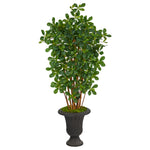 Nearly Natural T2455 4.5’ Black Olive Artificial Tree in Charcoal Urn